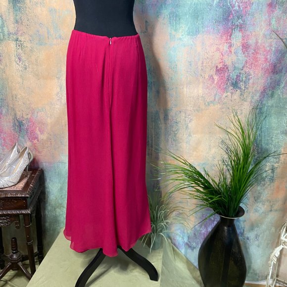 📌 cynthia howie Retro Silk Skirt Set Top & Skirt - Picture 7 of 15